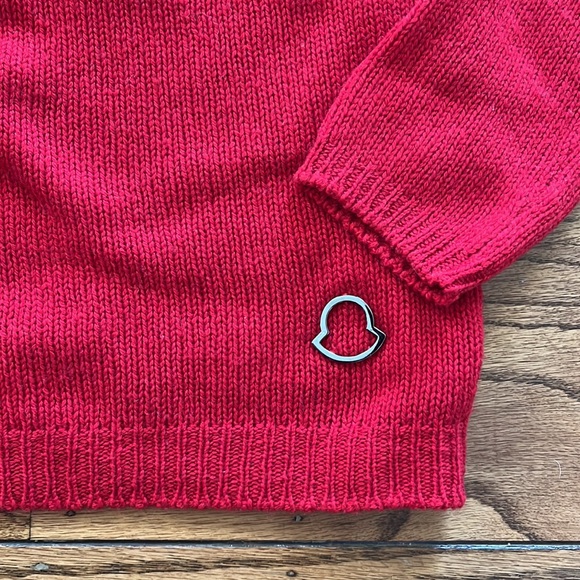 Moncler red cashmere sweater - Picture 3 of 14